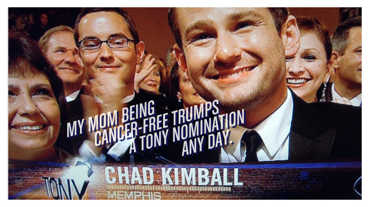 Chad Kimball Tony Awards on Stated Magazine